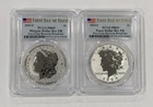 2024 S Silver Morgan & Peace Dollar Two Coin Reverse Proof Set PCGS PR69 FDOI