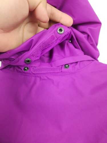 Columbia Girls Floral Jacket Size Large 14/16 Omni Heat Ski Coat Purple Winter - Picture 7 of 16