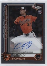 2025 Topps Chrome Rookie Auto Cade Povich #RA-CP Auto RC