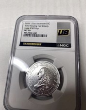 2026 Ascension S5C 1792 Flowing Hair Liberty W/ Eagle 250 Privy Ultra Label MS70 on The Hot Collector