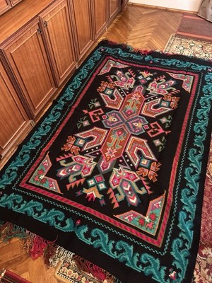 Urgent sale! Ukrainian carpet, 100% wool, handmade, authentic, art of Galicia