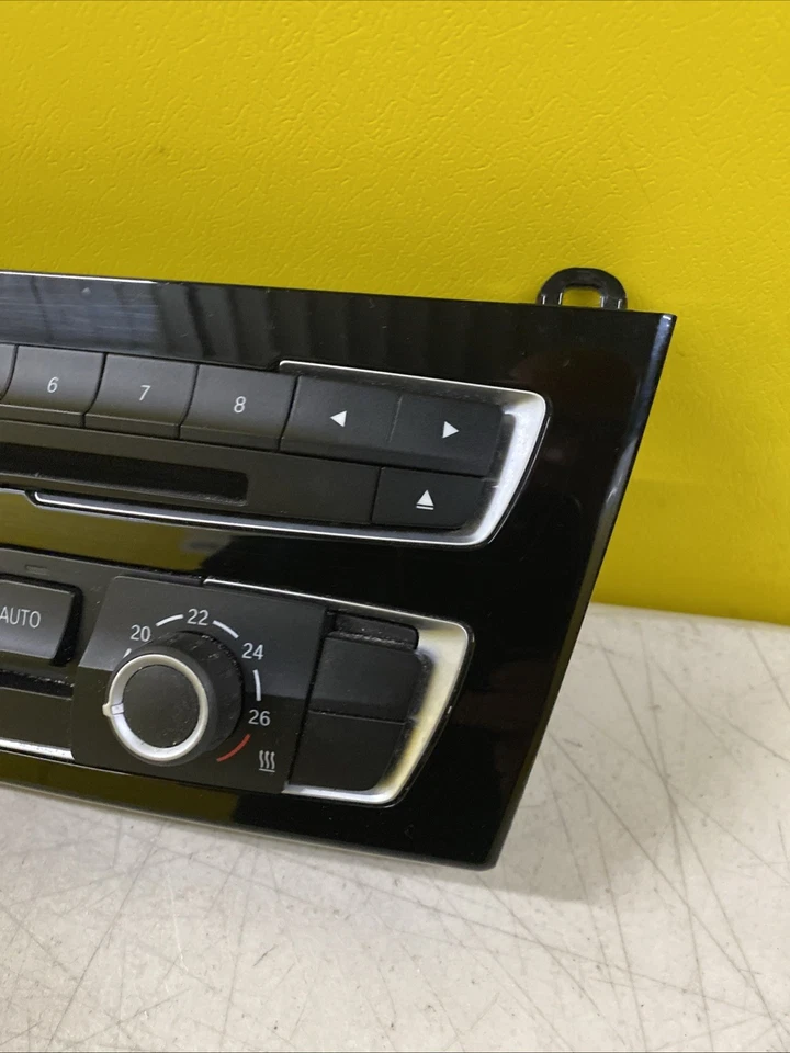 2016-2018 BMW 1 SERIES HEATER CONTROL PANEL AND RADIO CONTROL 6411 9384046-02 - Image 2 of 4