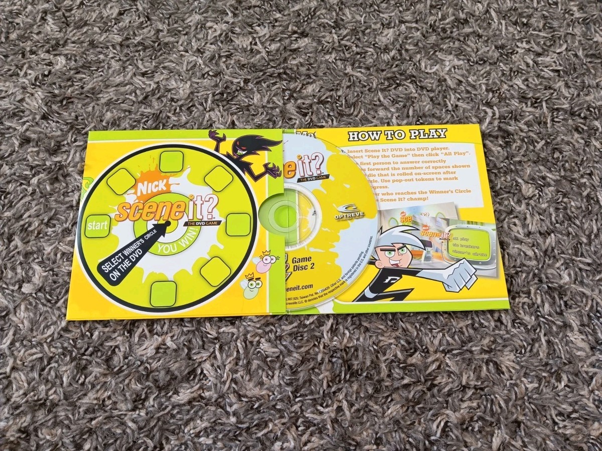 Nick Scene It The DVD Game Disc 2 Wendy's Kids Meal Nickelodeon