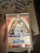 2022 Panini Elite Extra   - Hidden Gems Angel Martinez Red White & Blue /25 
