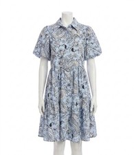 Karen Kane Puff Sleeve Dress Paisley