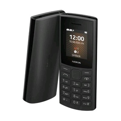 Nokia 105 4G 2nd Edition Latest - Dual Sim / USB Type-C / Black / Unlocked - UK