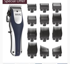 Wahl Electric Hair Clipper for Hair with Storage Case, Black/Silver