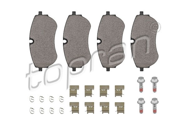 Bremsbelagsatz Scheibenbremse Topran 117 432 FüR VW Amarok 2HA 2HB S1B S6B S7A-image
