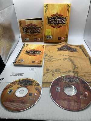 Sid Meier's Pirates! Live the Life PC CD-ROM With Map & Manual 2K Games 2005 CIB
