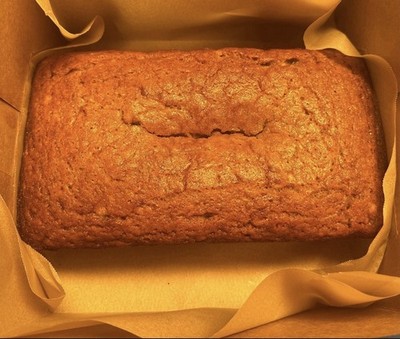 Homemade banana bread