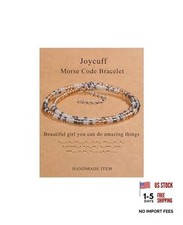 Inspirational Morse Code Bracelets for Beautiful girl you can do amazing things