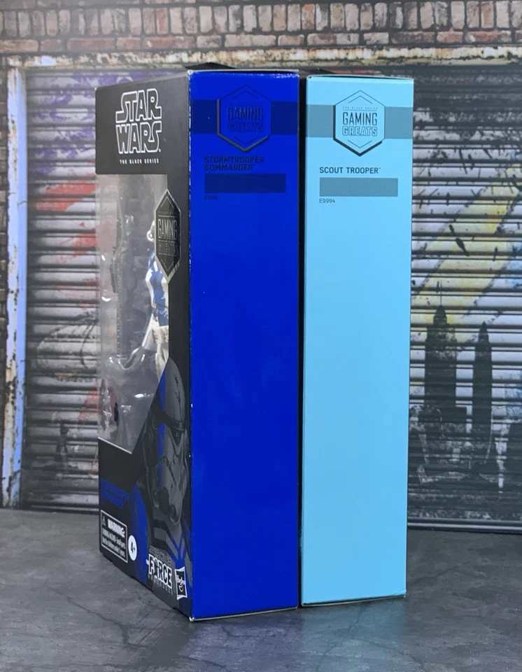 Star Wars Black Series Stormtrooper Commander Scout Trooper Juego Grandes Lote Foto 4 de 4