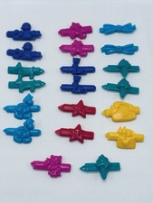 Vintage Colorful Animals Hair Clip Snap Tight Plastic Kids Barrettes Lot