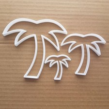 Palmier Vacances Bahamas Forme Coupe Biscuit Pâte Pâtisserie Pochoir Plage