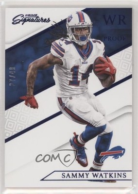 2016 Panini Prime Signatures Prime Proof Blue 37/49 Sammy Watkins #181 7ut