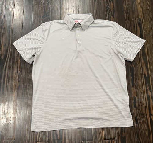 Oobe Chick-fil-A Hydrochill Polo Shirt Men’s Large Gray White Polyester