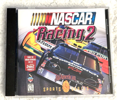 Sierra NASCAR Racing 2 CD-ROM w/ Jewel Case (PC, 1996) TESTED WORKING