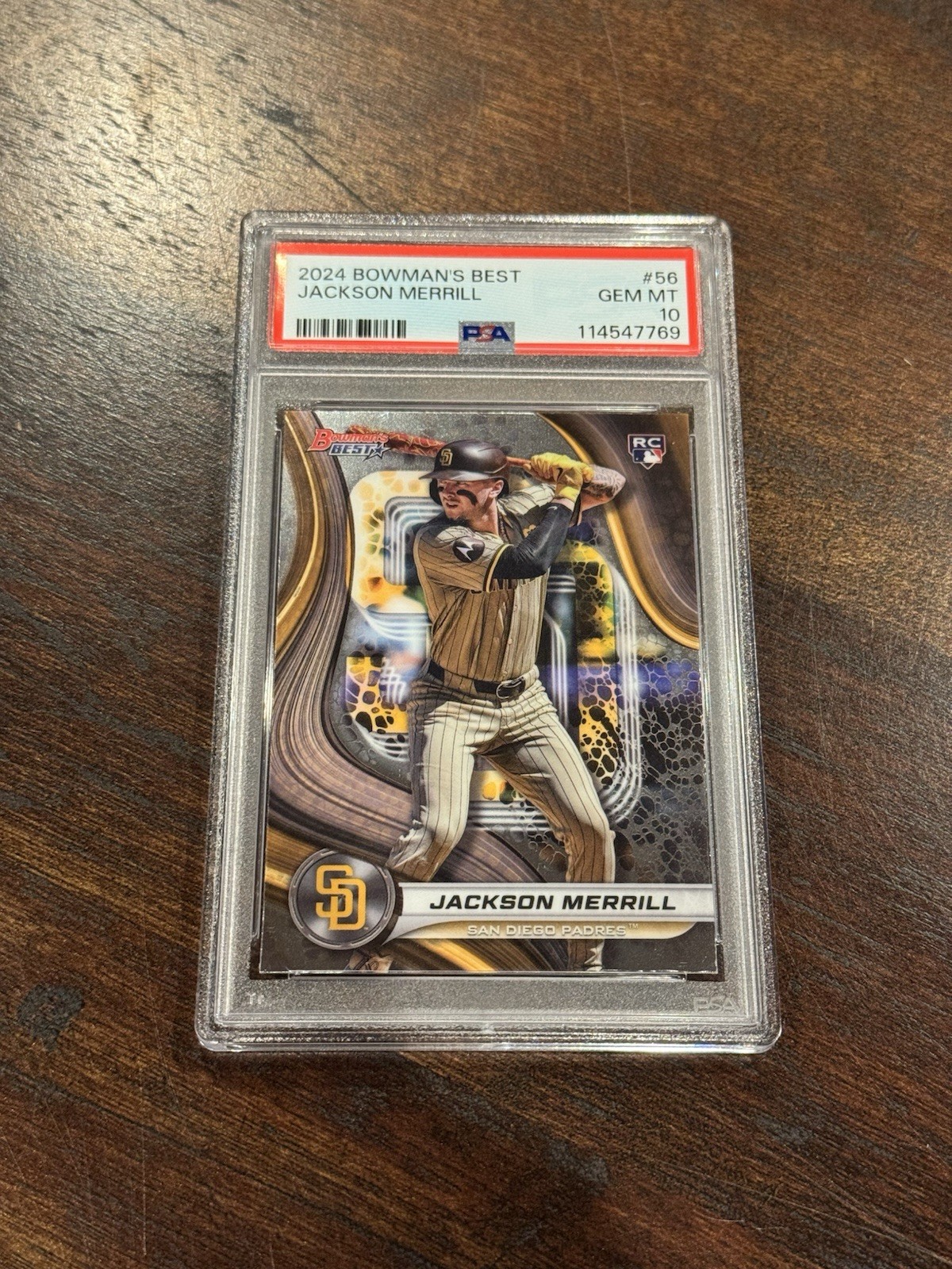 2024 Bowman’s Best Jackson Merrill #56 PSA 10