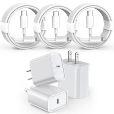 3 Pack Fast Charger iPhone,  Apple MFi Certified  6FT iPhone Charger
