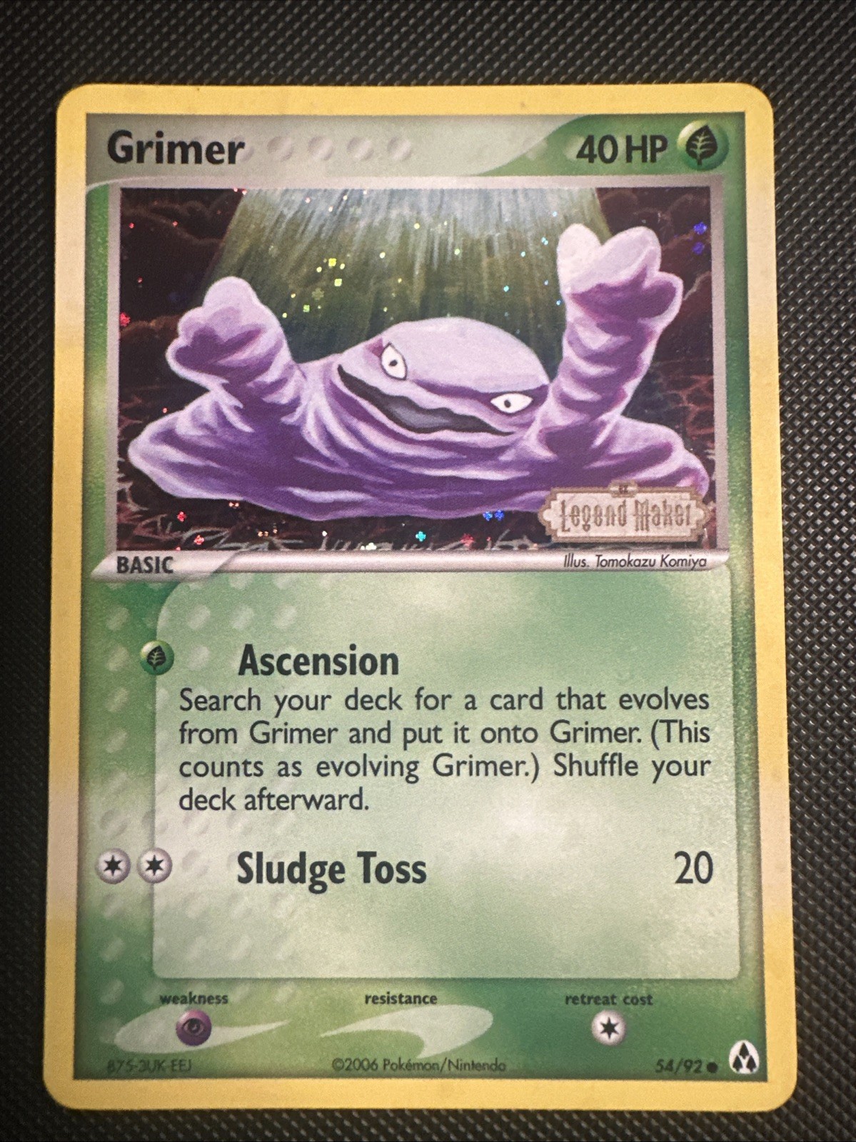 Grimer 54/92 EX Legend Maker Reverse Holo