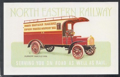 Postkarte Straßenverkehr - Große Ostbahn - Durkopp Paketwagen