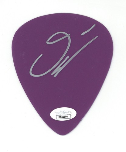 David Ellefson Signed Oversized Guitar Pick Megadeth Autographed JSA COA