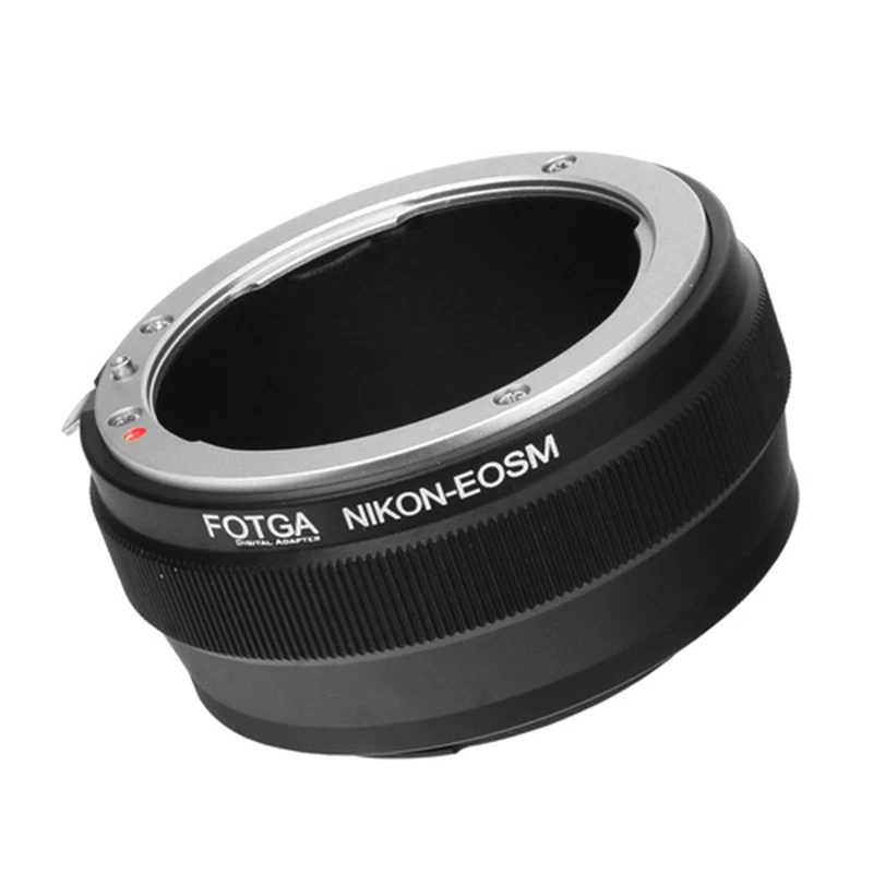 Fotga Adapter Ring forNik0n F AI AIS mount Lens for EOSM EF-M M100 M6 Mark II  - Image 2 of 4