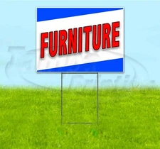 FURNITURE 18x24 Yard Sign WITH STAKE Corrugated Bandit USA BUSINESS