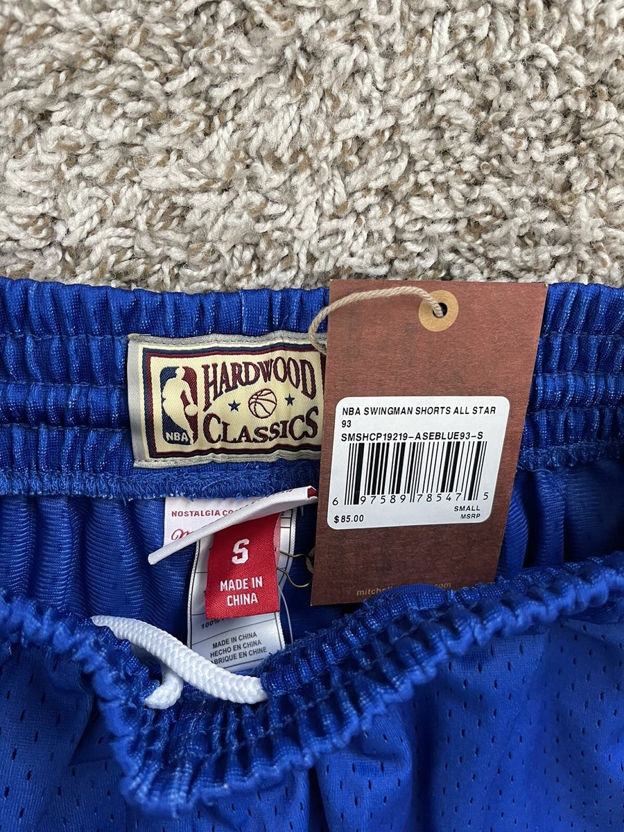 Mitchell & Ness NBA Swingman Shorts 93' All Star Game Blue Men's