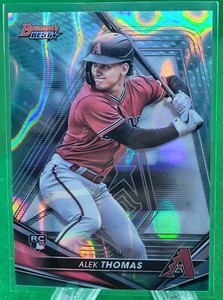 Alek Thomas 2022 Bowman's Best #22 Aqua Lava Refractor /199 Diamondbacks