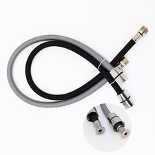 60cm Nylon Hose Replacement Hose for Kitchen Sink Faucet Cold Hot Water Hose