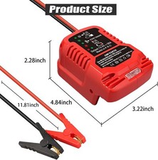 30A Jump Starter 11AWG Jumper Cables Jump Charger for Milwaukee 18v Battery