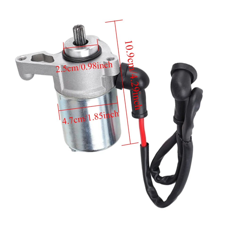 Starter Motor 3MB-81800-02 For Yamaha TDR125 TDR125H TDR125N TZR125 DT125R - Image 3 of 4