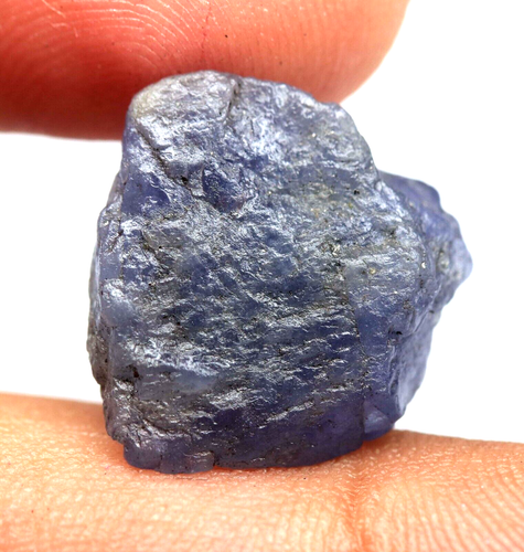15x14mm Certified Natural Blue Tanzanite Unheated earth mine facet rough 10.35ct - Picture 4 of 6