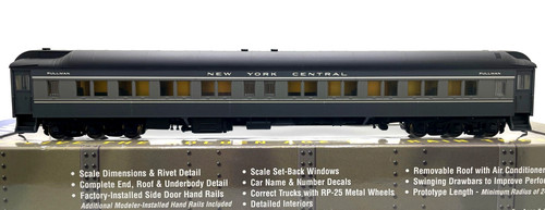 HO WALTHERS 932-10407 PULLMAN PESO PESADO 6-3 (PLAN #3523C) NUEVA YORK CENTRAL NYC | Zustand: Used