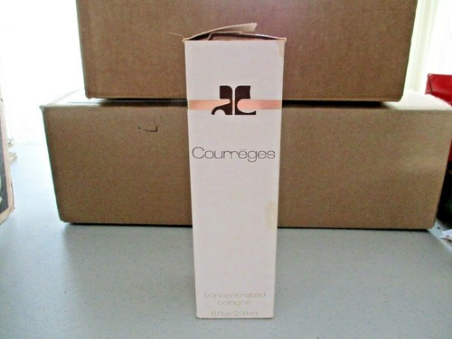 VINTAGE COURREGES CONCENTRATED COLOGNE 8 OZ NEW in BOX