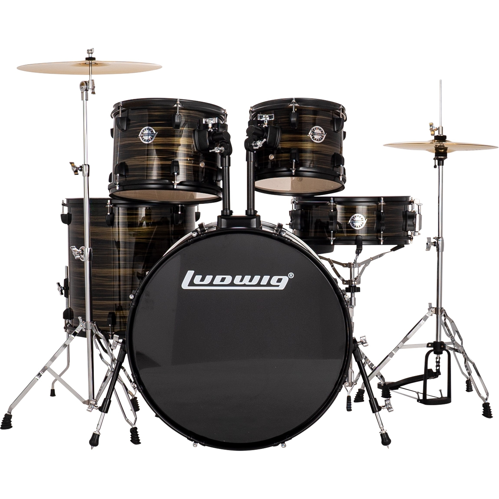 Эксклюзивная ударная установка Ludwig Accent Drive AIMM из 5 частей- Bronze Swirl 98590₽