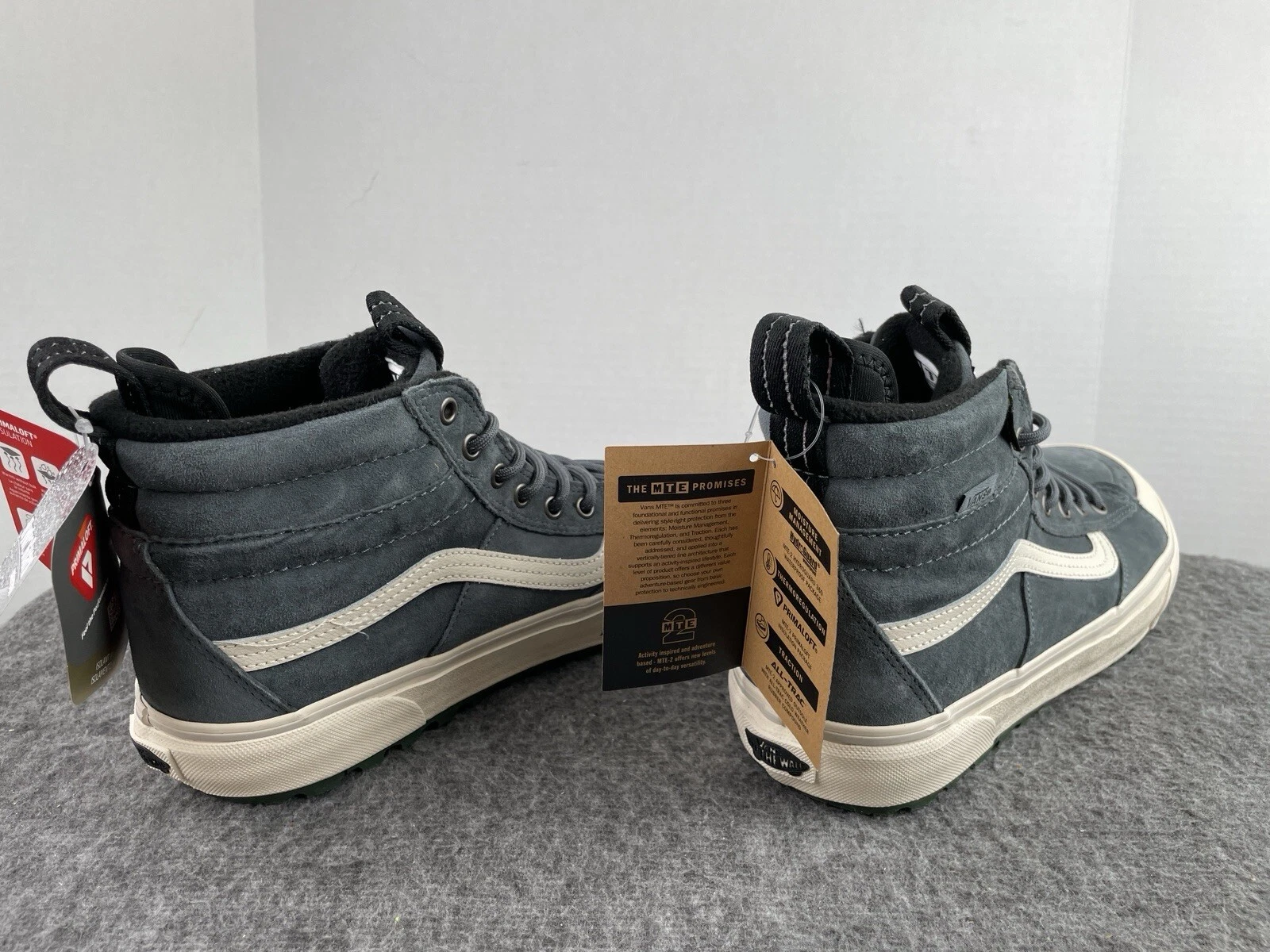 NUOVI stivali impermeabili Vans Sk8 Hi MTE 2 Utility Pop Turbulence da uomo taglia 10 nuovi con etichette