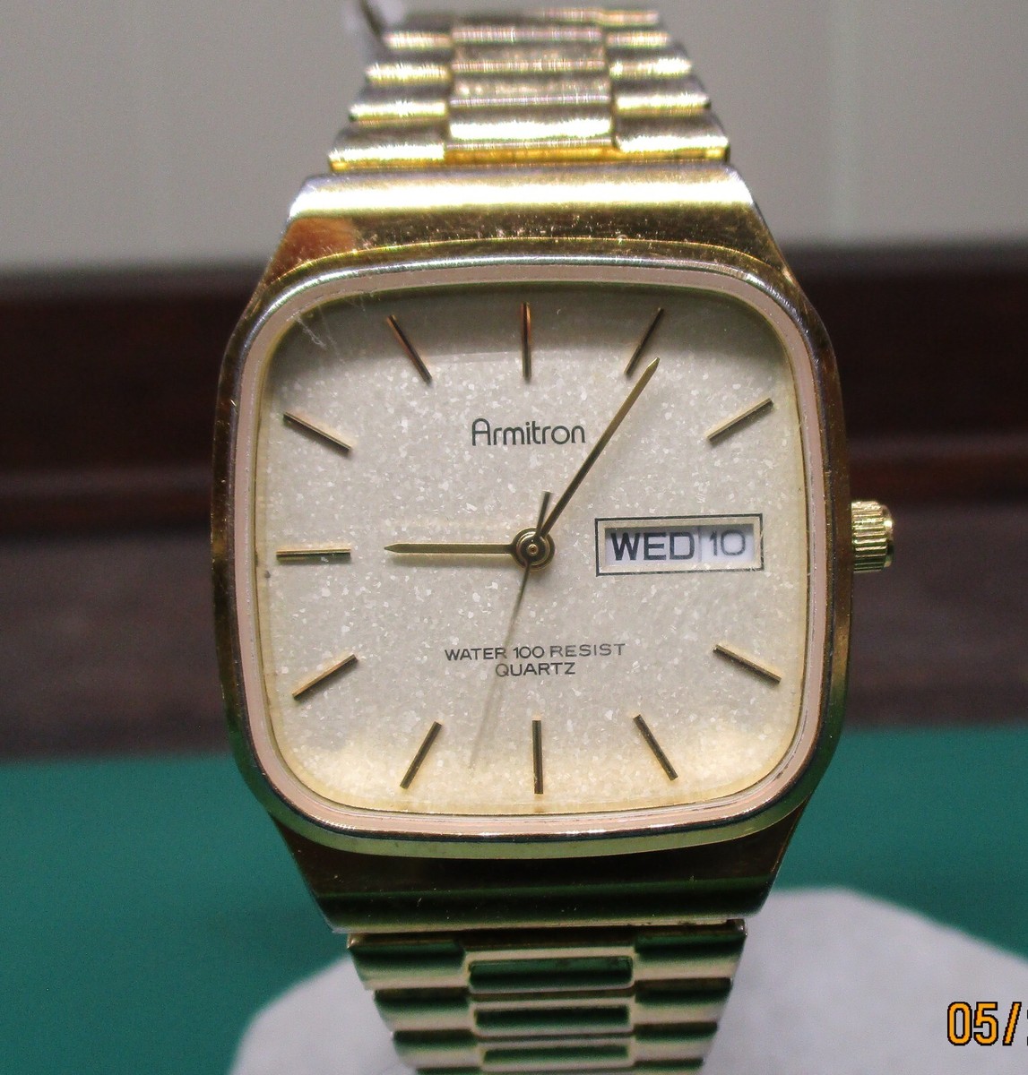 4 Vintage Armitron Watches Vintage Armitron Petite Womens Watch Gold | Mercari main image 4