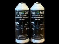 Envirosafe Industrial R134a Replacement Refrigerant SUV, 2 cans