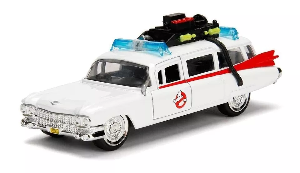 NEW Jada Toys 99748 Ghostbusters Hollywood Rides ECTO-1 1:32 Metal Die-Cast Car - Image 3 of 4