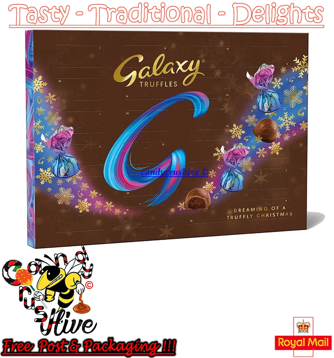 Galaxy Truffles Chocolate Advent Calendar Christmas Xmas Santa Countdown  247g | eBay