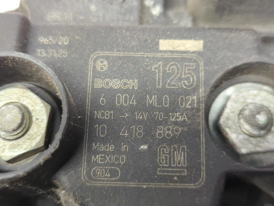 1999 CHEVROLET VENTURE Alternator 125 amp OEM 99 00 01 - Image 3 of 4