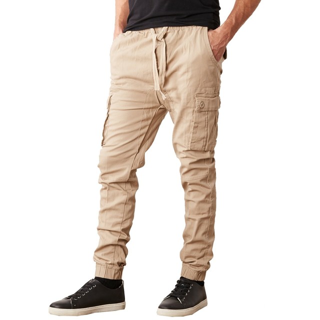 george men's twill jogger pants