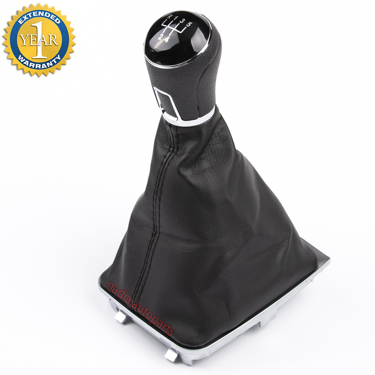 Pomello Cambio Per VW Golf 7 MK7 (2013-2018) - Set Completo Con Ghetta E Coperchio Avviamento - Foto 4