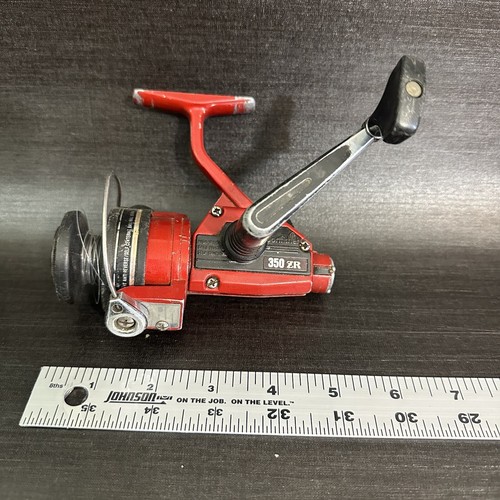 Vintage Sportfisher StowAWay 350ZR Spinning Reel Fishing Rod Parts Red Black eBay