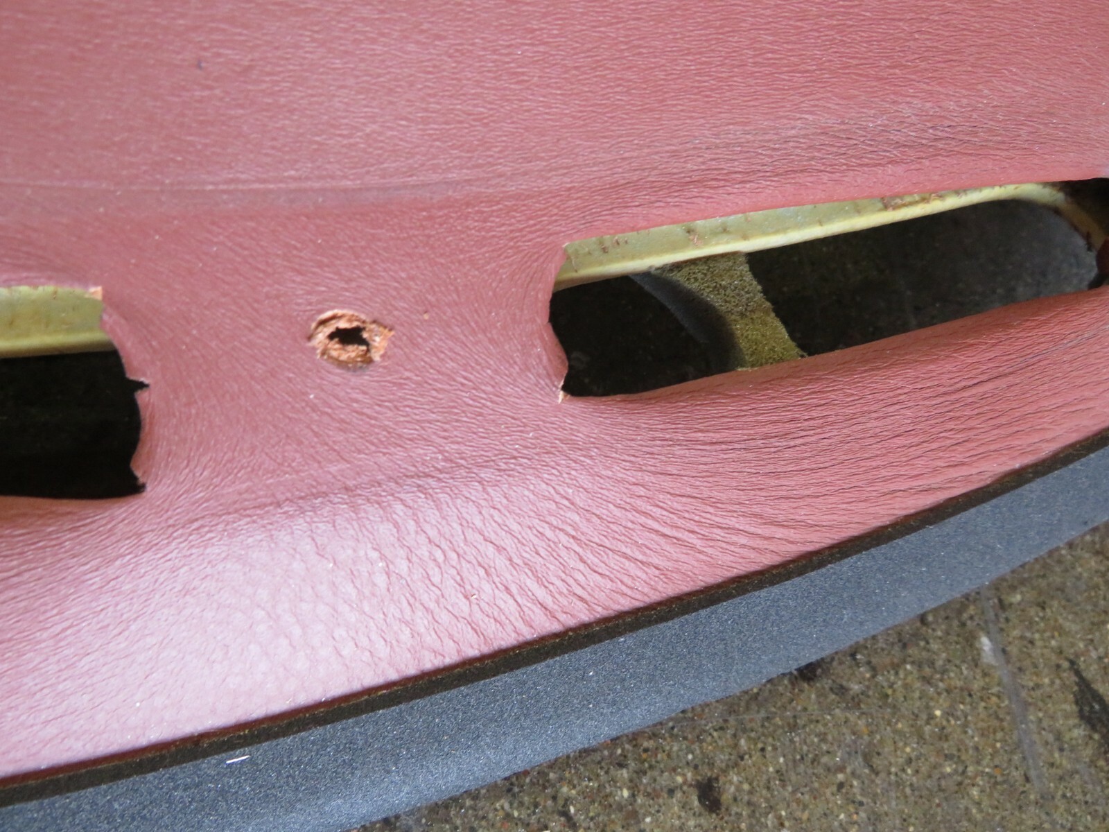 Ferrari 360, Upper Dash Panel, Brown, Shrunk Leather, P/N 63331100