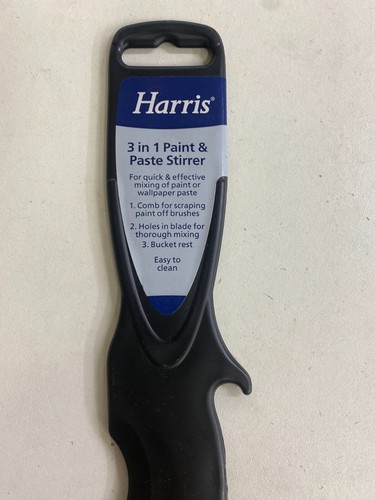Paint Wallpaper Paste Stirrer Mixing Paddle Comb Emulsion Harris 3 in 1 - Picture 11 of 24