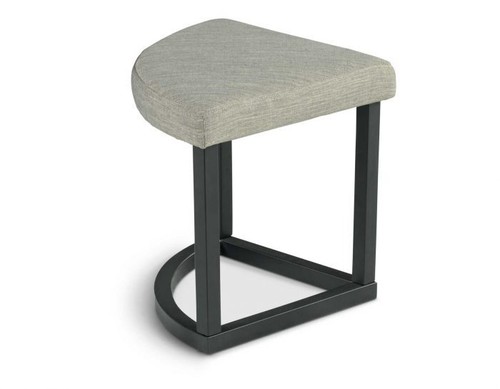 Steve Silver Yukon Metal Base Coffee Table with Stools In Walnut / Ebony Finish - Picture 5 of 9