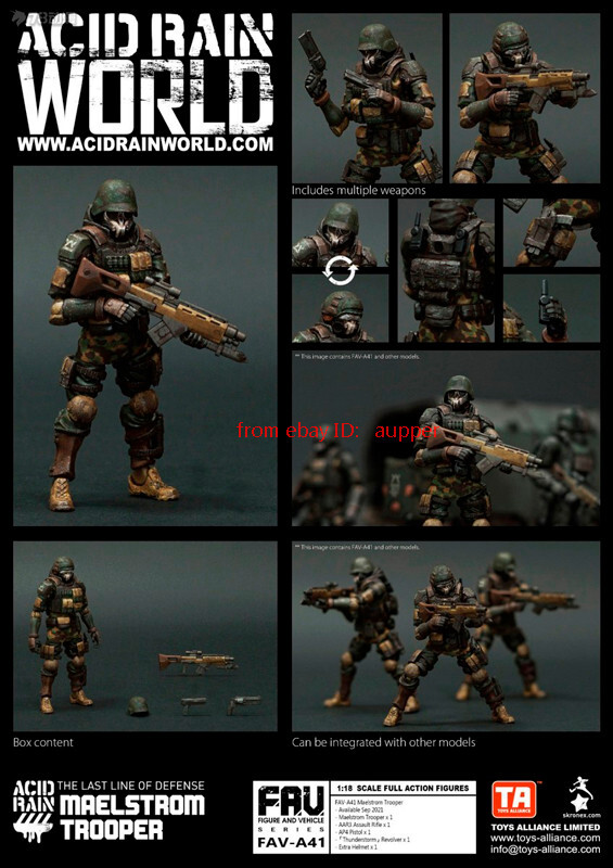 Acid Rain World 1/18 303 Marines Fav-A41 Maelstrom Trooper 3.75in
